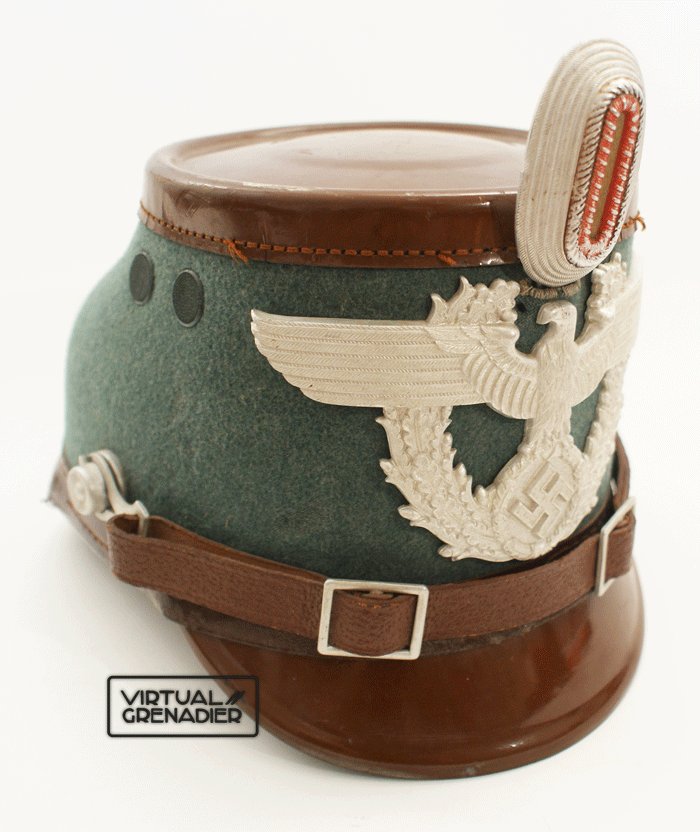 Robt. Lubstein made enlisted gendarmerie police shako — image 2