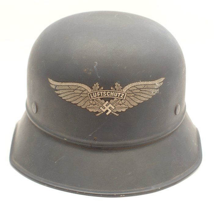 Luftschutz beaded gladiator style helmet — image 3