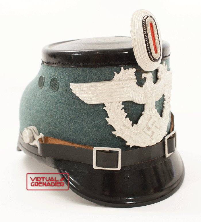 Robt. Lubstein made enlisted municipal police shako — image 2