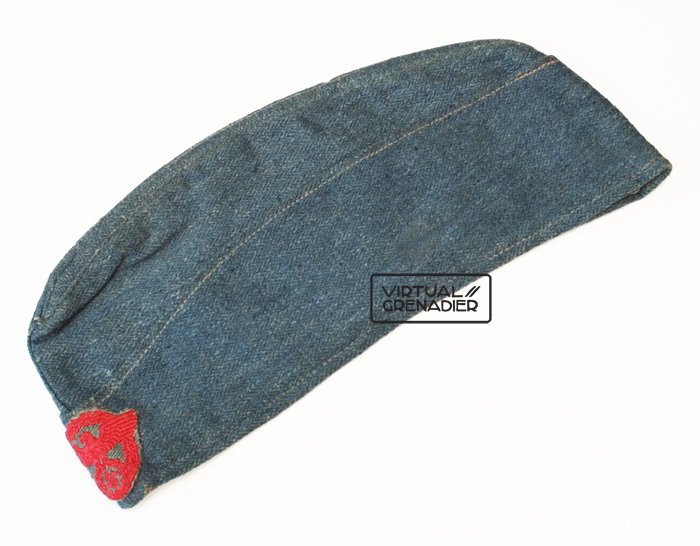 Feurwehr wartime EM HBT overseas cap — image 2
