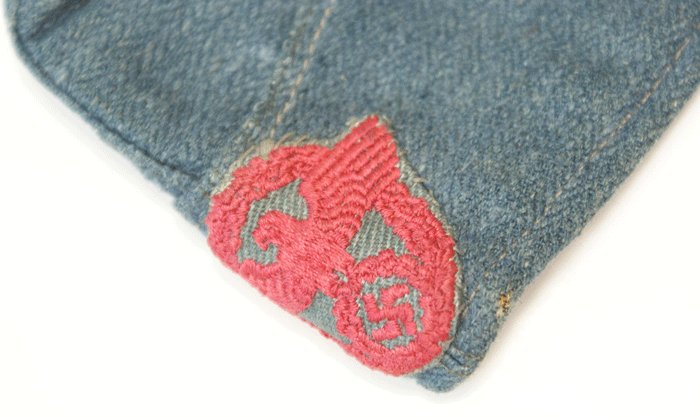 Feurwehr wartime EM HBT overseas cap — image 4