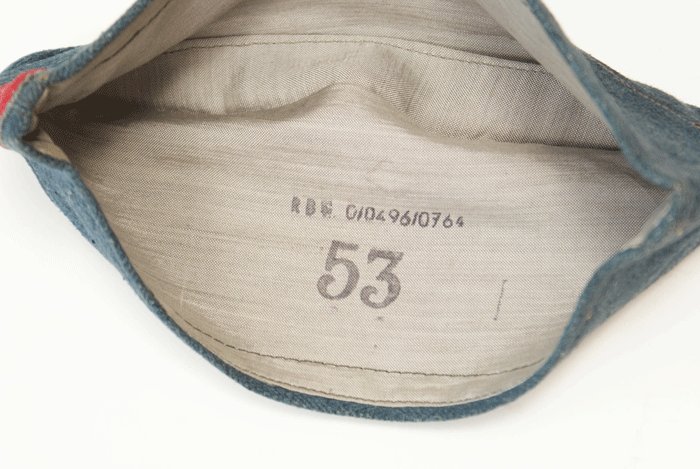 Feurwehr wartime EM HBT overseas cap — image 6
