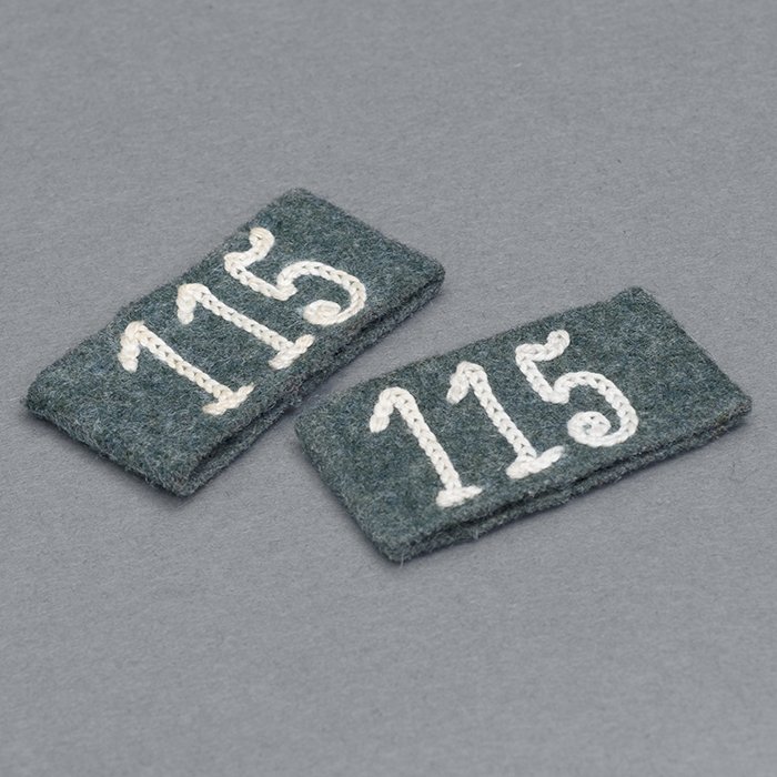 JDE51 Shoulder strap slides for Infanterie Regiment 115 — image 3