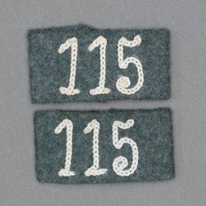JDE51 Shoulder strap slides for Infanterie Regiment 115