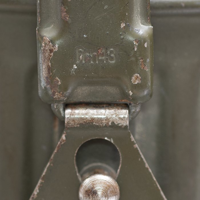 JDE95 Military issue gas mask canister with mask and carrying straps — image 4