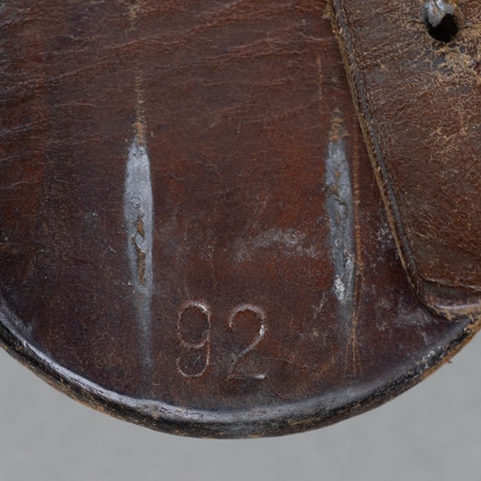 JDE111 Waffen-SS EM aluminum belt buckle with belt — image 11