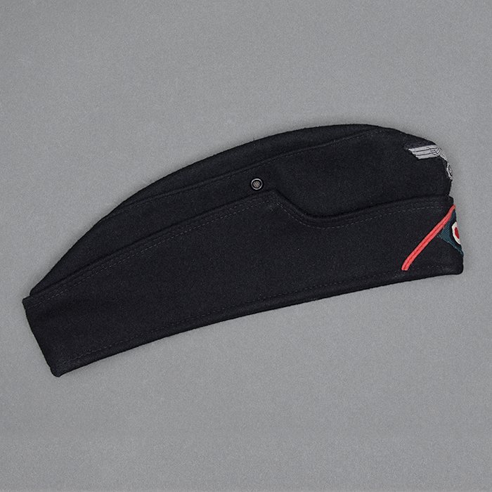 BSI41 Excellent Heer EM black Panzer M34 overseas cap — image 12