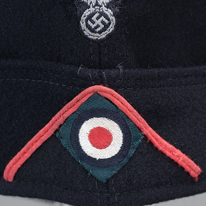 BSI41 Excellent Heer EM black Panzer M34 overseas cap — image 8