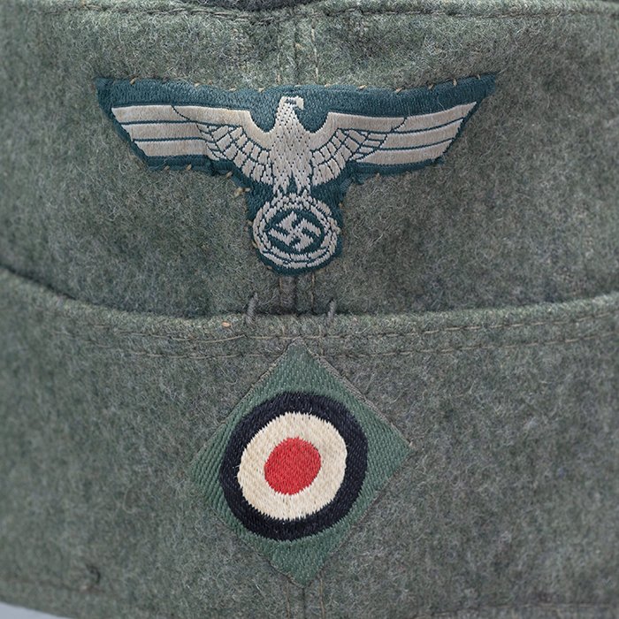 RRE16 Heer EM M34 overseas cap, ex Nebeltruppen — image 6