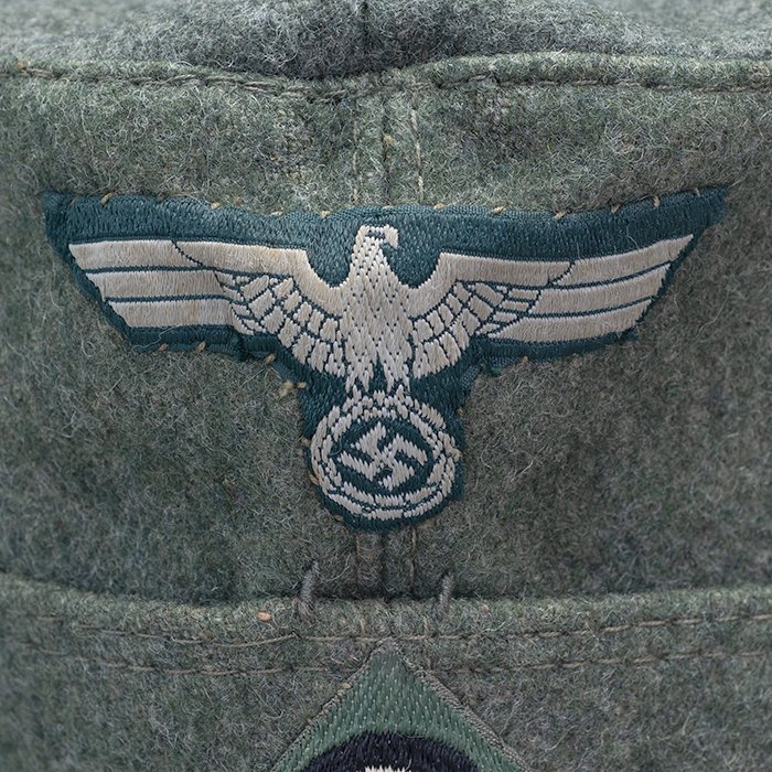 RRE16 Heer EM M34 overseas cap, ex Nebeltruppen — image 7