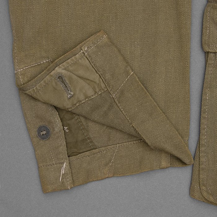 IRW36 Service used Peek & Cloppenburg manufactured Heer Panzergrenadier Gefreiter M42 style tropical service blouse — image 22