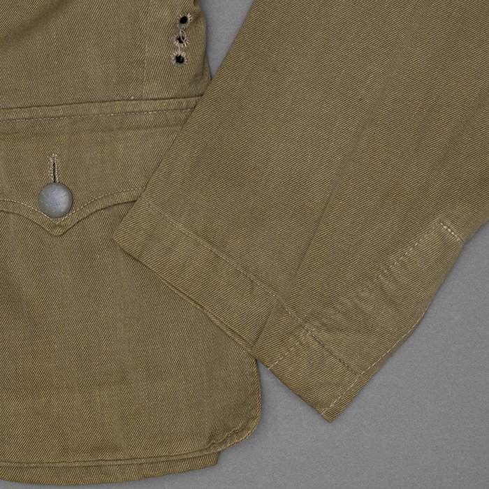 IRW36 Service used Peek & Cloppenburg manufactured Heer Panzergrenadier Gefreiter M42 style tropical service blouse — image 23