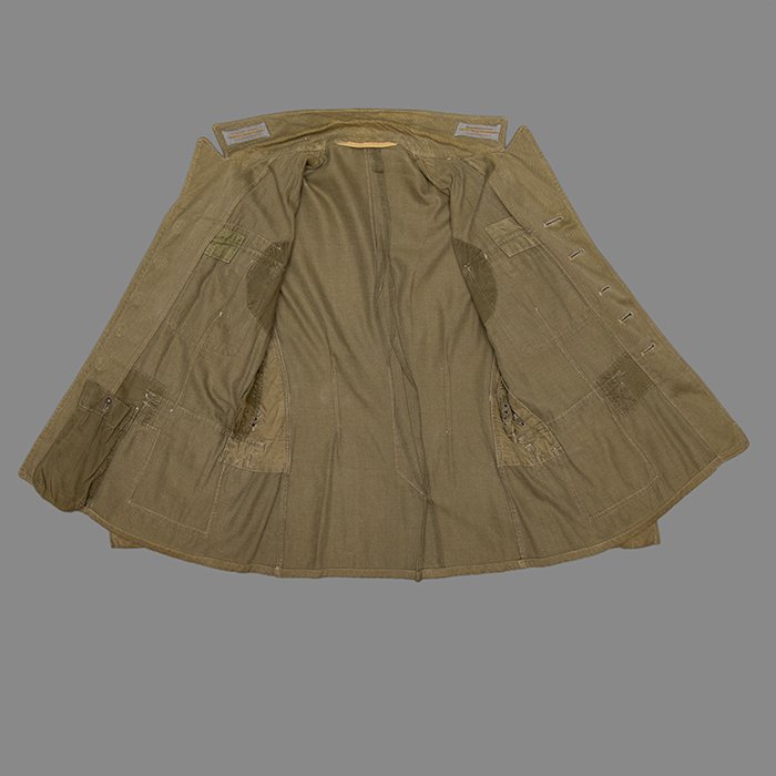 IRW36 Service used Peek & Cloppenburg manufactured Heer Panzergrenadier Gefreiter M42 style tropical service blouse — image 24