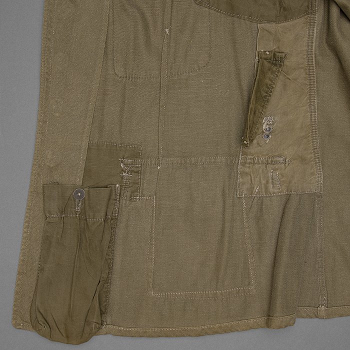 IRW36 Service used Peek & Cloppenburg manufactured Heer Panzergrenadier Gefreiter M42 style tropical service blouse — image 27