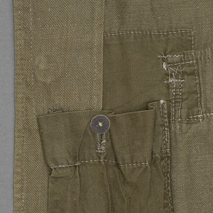 IRW36 Service used Peek & Cloppenburg manufactured Heer Panzergrenadier Gefreiter M42 style tropical service blouse — image 28