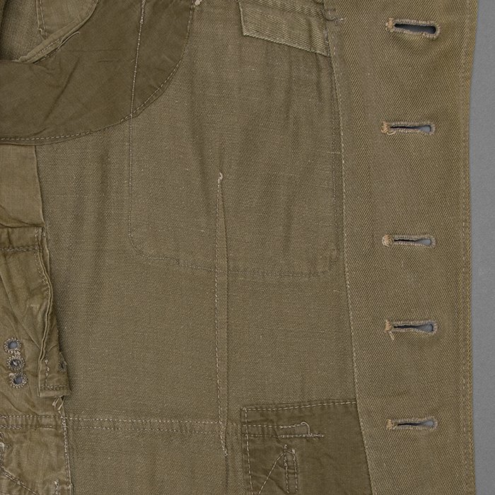 IRW36 Service used Peek & Cloppenburg manufactured Heer Panzergrenadier Gefreiter M42 style tropical service blouse — image 29