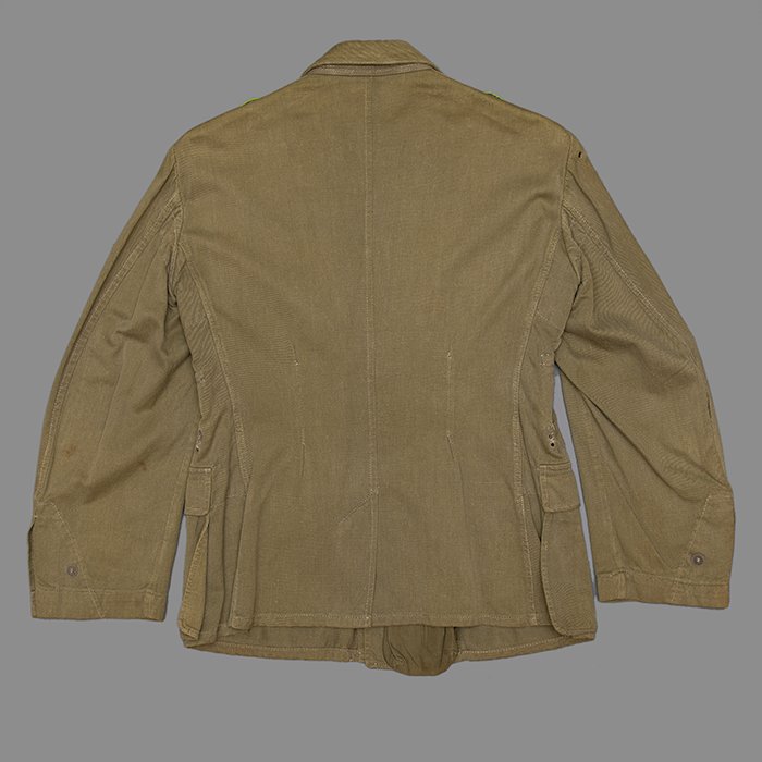 IRW36 Service used Peek & Cloppenburg manufactured Heer Panzergrenadier Gefreiter M42 style tropical service blouse — image 30