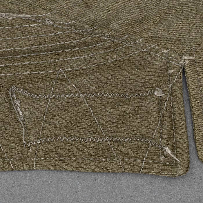 IRW36 Service used Peek & Cloppenburg manufactured Heer Panzergrenadier Gefreiter M42 style tropical service blouse — image 9