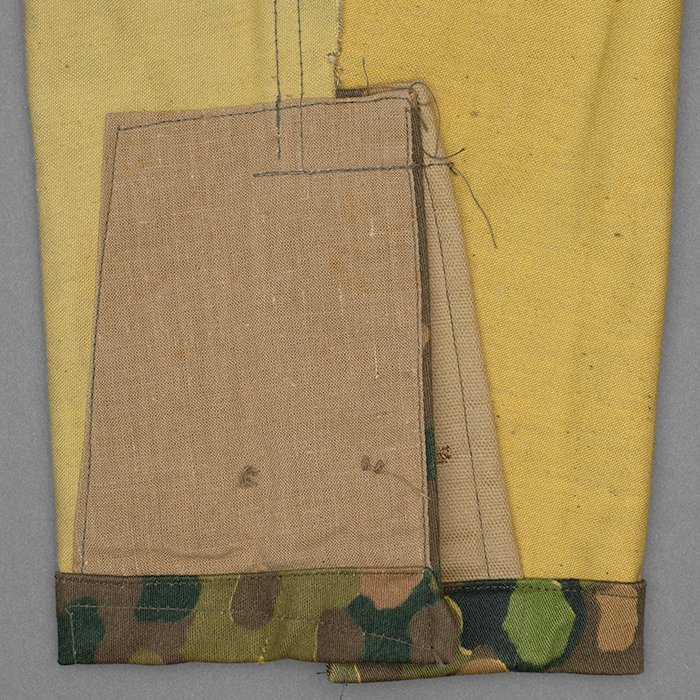 RAS68 Unissued Waffen-SS Erbsentarn pattern four pocket camouflaged jacket printed onto 'Olona' cotton fabric — image 15