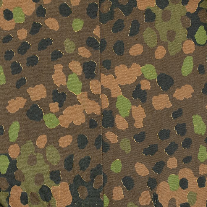 RAS68 Unissued Waffen-SS Erbsentarn pattern four pocket camouflaged jacket printed onto 'Olona' cotton fabric — image 28