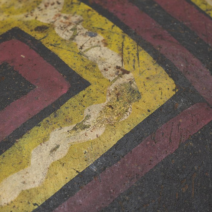 SM1 Spectacular battle damaged Waffen-SS M40 single decal 'GI Art' helmet — image 11