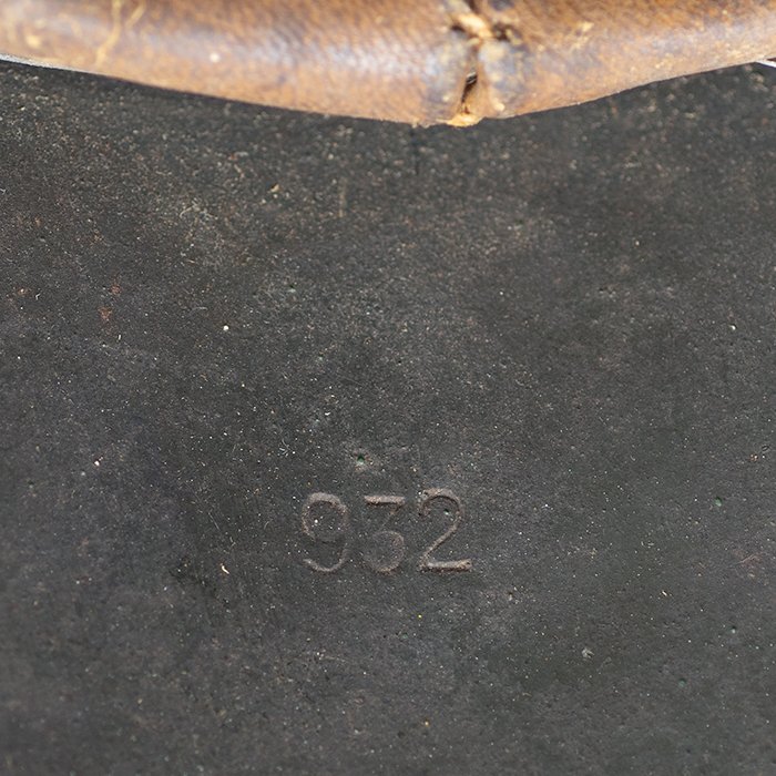 SM1 Spectacular battle damaged Waffen-SS M40 single decal 'GI Art' helmet — image 32