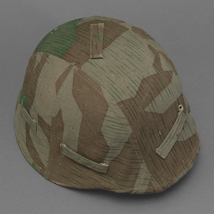 JDE140 Service used Heer Splittertarn camouflaged helmet cover — image 10