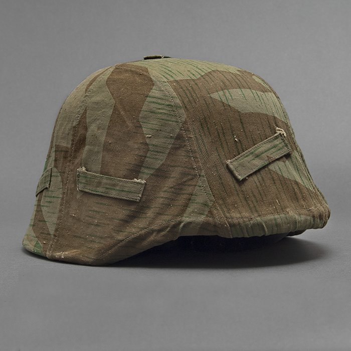 JDE140 Service used Heer Splittertarn camouflaged helmet cover — image 11