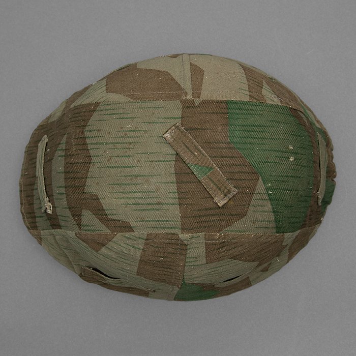 JDE140 Service used Heer Splittertarn camouflaged helmet cover — image 16