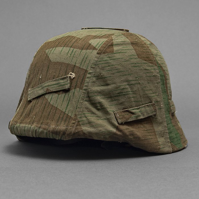 JDE140 Service used Heer Splittertarn camouflaged helmet cover — image 4