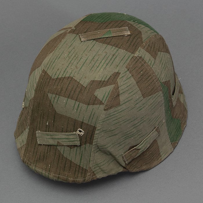JDE140 Service used Heer Splittertarn camouflaged helmet cover — image 5