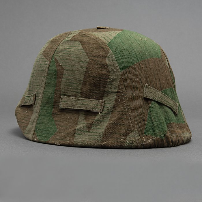 JDE140 Service used Heer Splittertarn camouflaged helmet cover — image 6