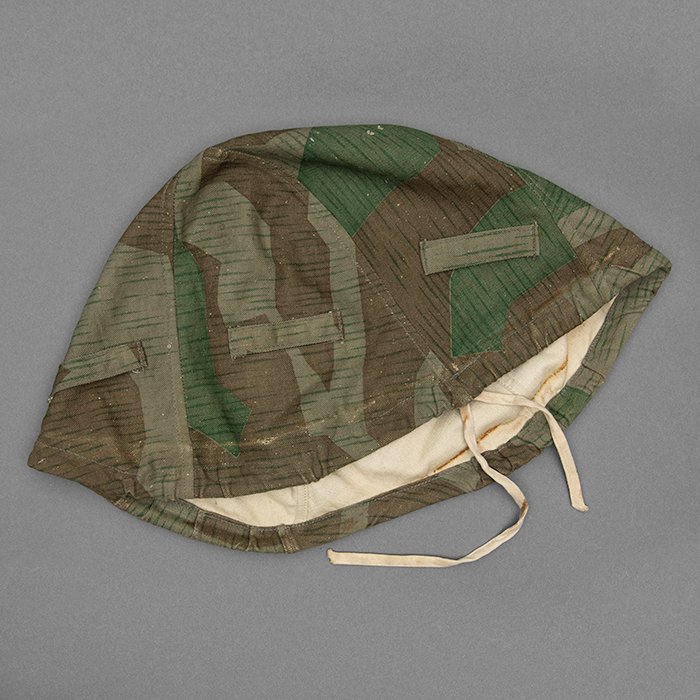 JDE140 Service used Heer Splittertarn camouflaged helmet cover — image 7