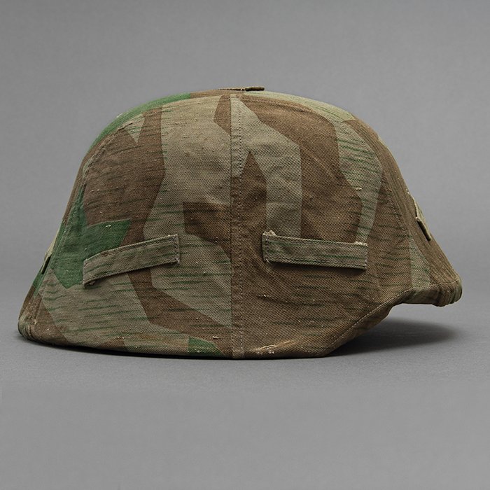 JDE140 Service used Heer Splittertarn camouflaged helmet cover — image 9