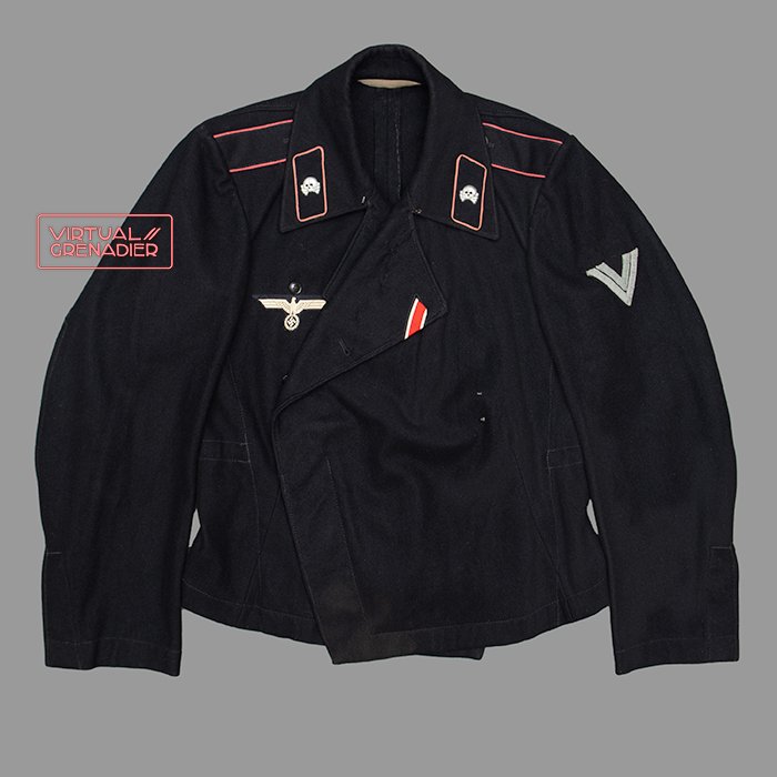 KA1 Heer black Panzer wrap for an Obergefreiter manufactured by the firm of Paul Opalla & Co. — image 2