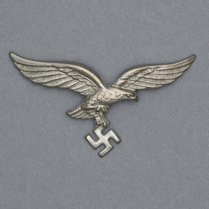 JDE64 Luftwaffe visored cap national emblem by Assmann — image 2