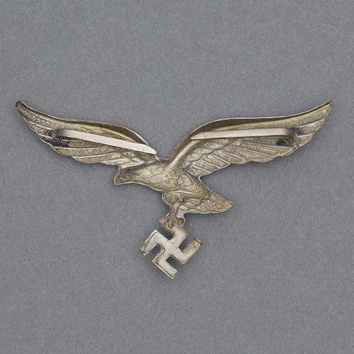 JDE64 Luftwaffe visored cap national emblem by Assmann — image 4
