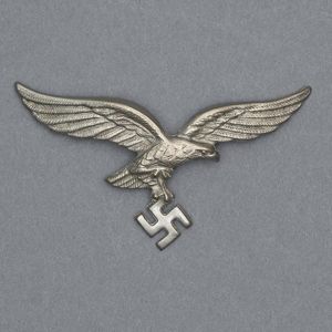 JDE64 Luftwaffe visored cap national emblem by Assmann