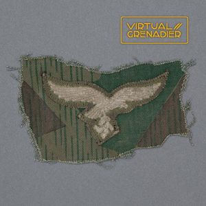 HD4 Luftwaffe national emblem cut from a mid war Splittertarn …