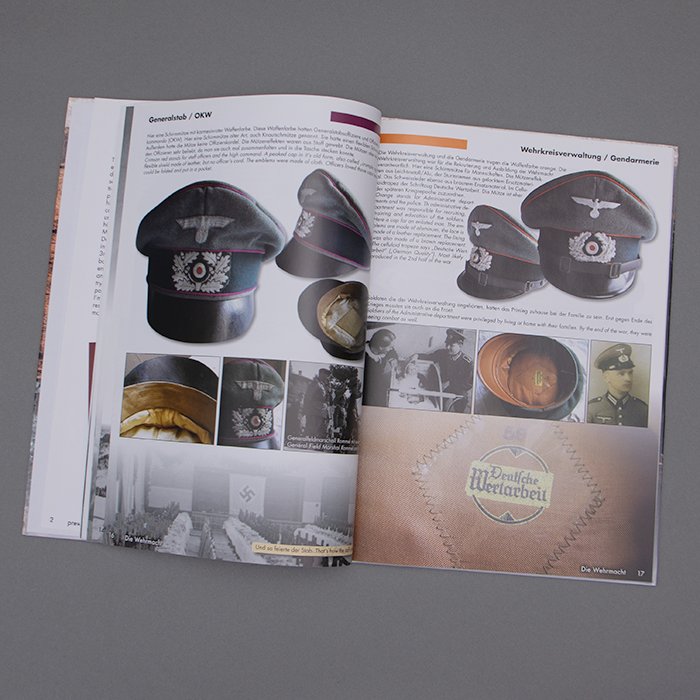 HN2 Hard cover book Schirmmützen und Kopfbedeckungen im 3. Reich 1933-1945 - Frank Djemant — image 4