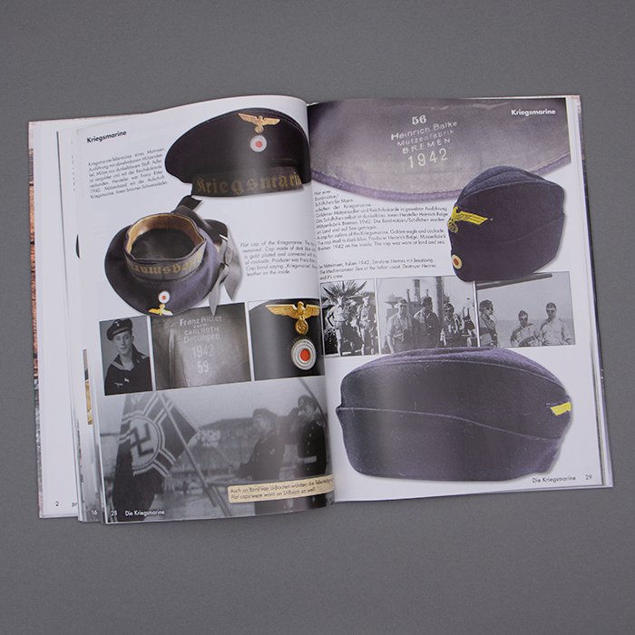 HN2 Hard cover book Schirmmützen und Kopfbedeckungen im 3. Reich 1933-1945 - Frank Djemant — image 5