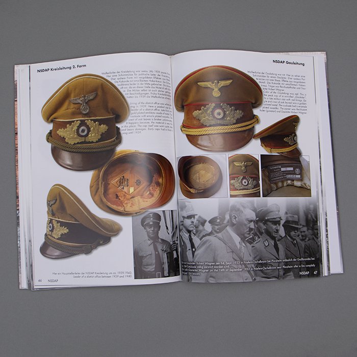 HN2 Hard cover book Schirmmützen und Kopfbedeckungen im 3. Reich 1933-1945 - Frank Djemant — image 6