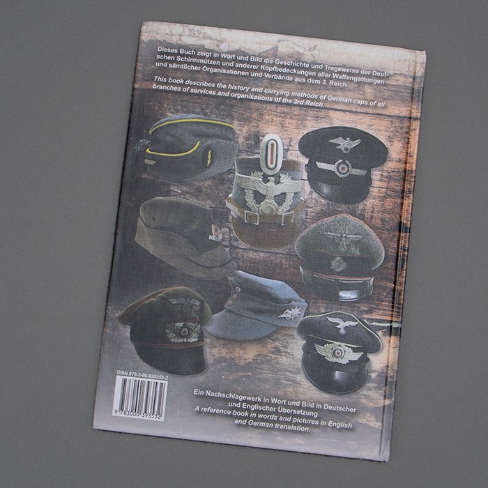 HN2 Hard cover book Schirmmützen und Kopfbedeckungen im 3. Reich 1933-1945 - Frank Djemant — image 7