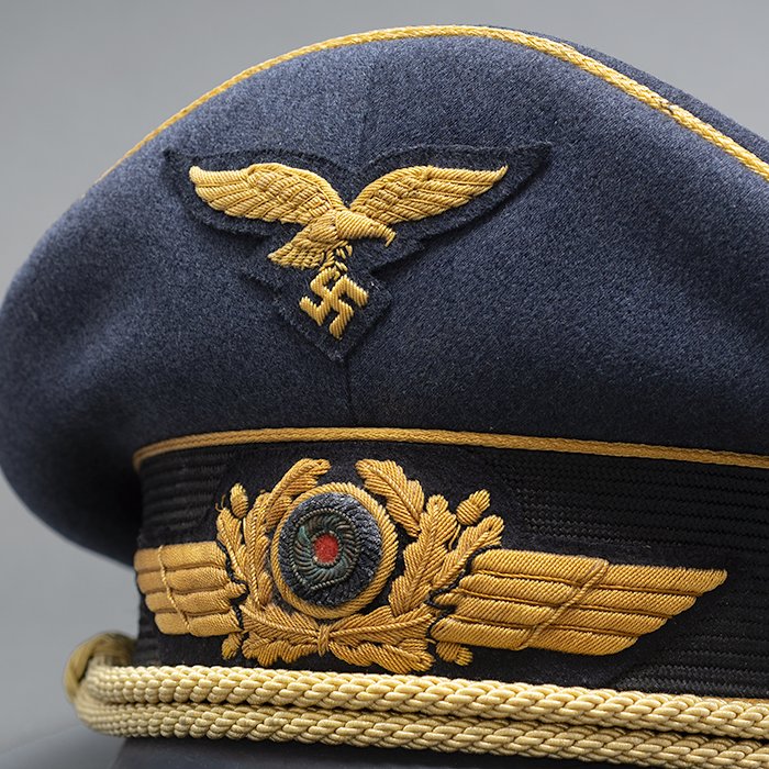 JS3 Beautiful Erel made Luftwaffe General officer ranks visored cap — image 3