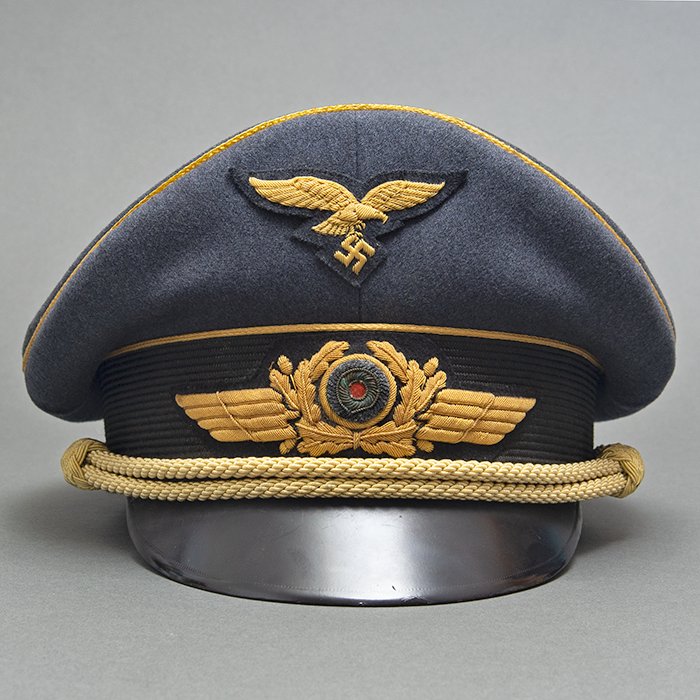 JS3 Beautiful Erel made Luftwaffe General officer ranks visored cap — image 4