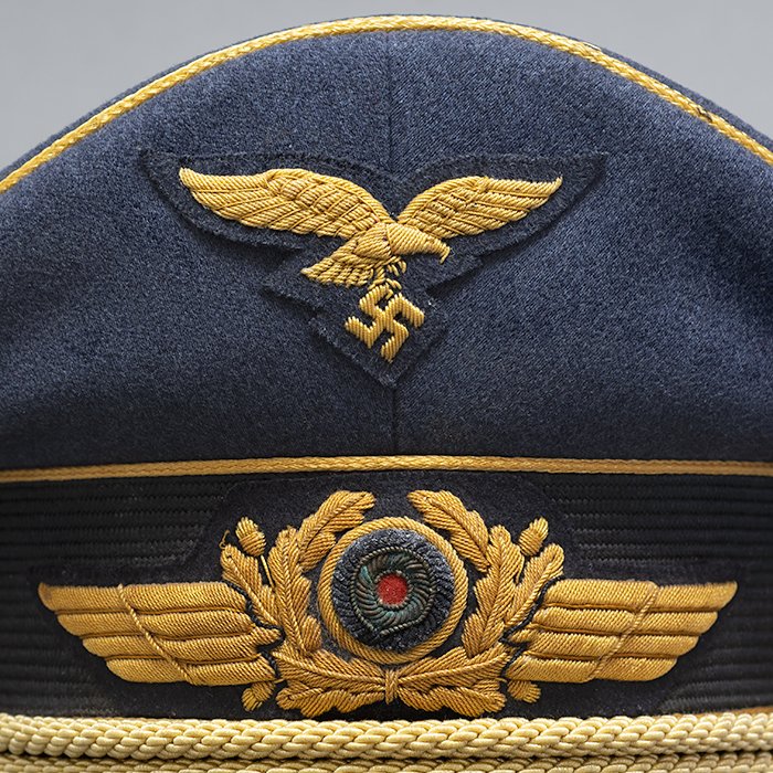 JS3 Beautiful Erel made Luftwaffe General officer ranks visored cap — image 5