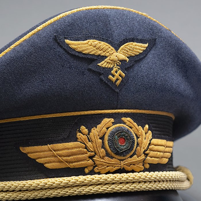 JS3 Beautiful Erel made Luftwaffe General officer ranks visored cap — image 9