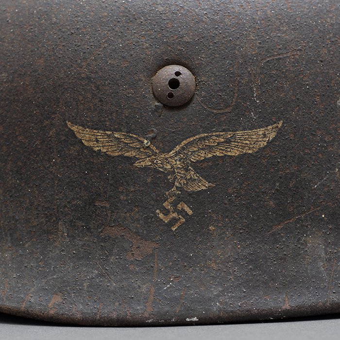 GR1 Luftwaffe M38 single decal Fallschirmjäger helmet — image 3