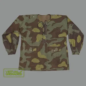 BG2 German made pullover smock in Italian camouflaged fabric