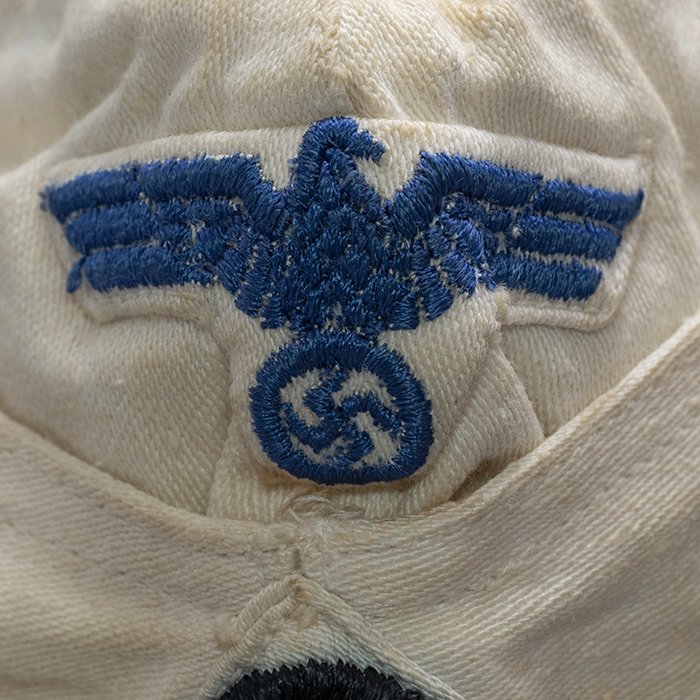 DM20 French made white Kriegsmarine EM overseas cap — image 6